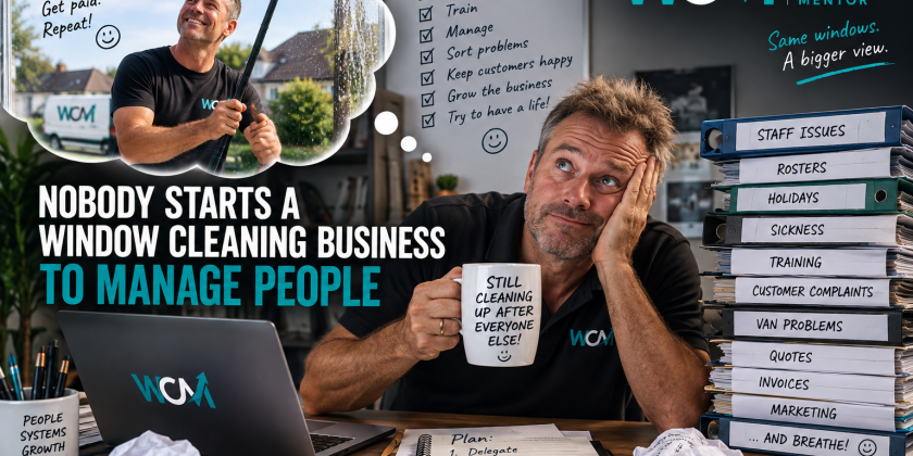 Nobody Starts a Window Cleaning Business to Manage People